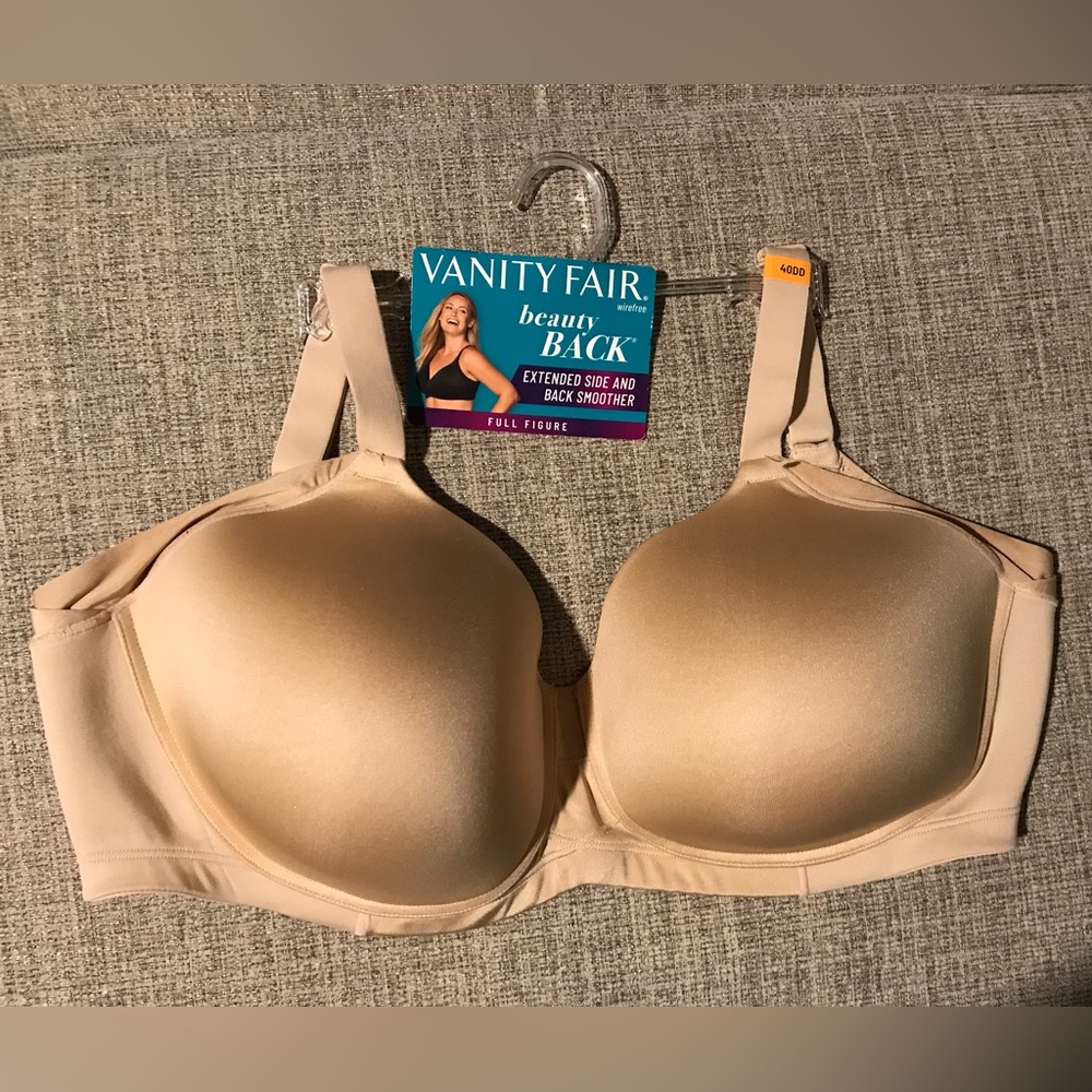 NWT-Vanity Fair Beauty Back Full Figure Bra - Cream